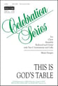 This Is God's Table SAB choral sheet music cover